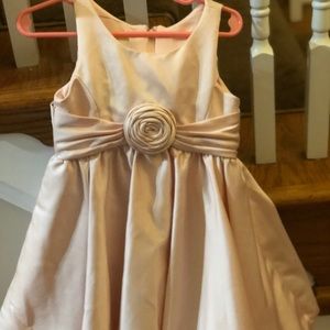 David’s Bridal toddler flower girl dress